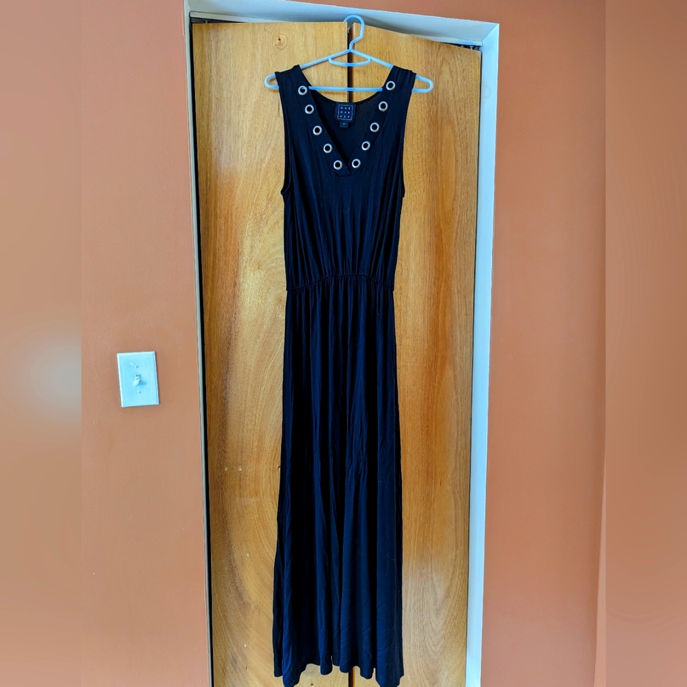 Black OneMarket Kortney maxi jersey dress